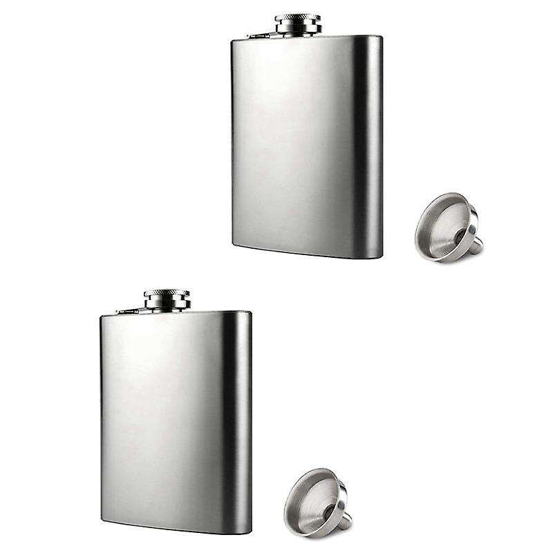 Hip Flask with Funnel,100% Leak Proof, Portable for Liquor for Men