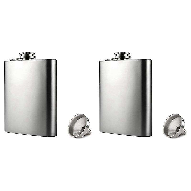 Hip Flask with Funnel,100% Leak Proof, Portable for Liquor for Men