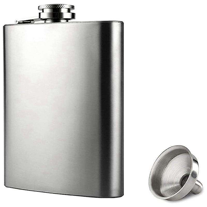 Hip Flask with Funnel,100% Leak Proof, Portable for Liquor for Men