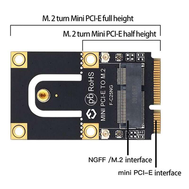 Adapter for M.2 Wifi Bluetooth Wireless Wlan Card Intel