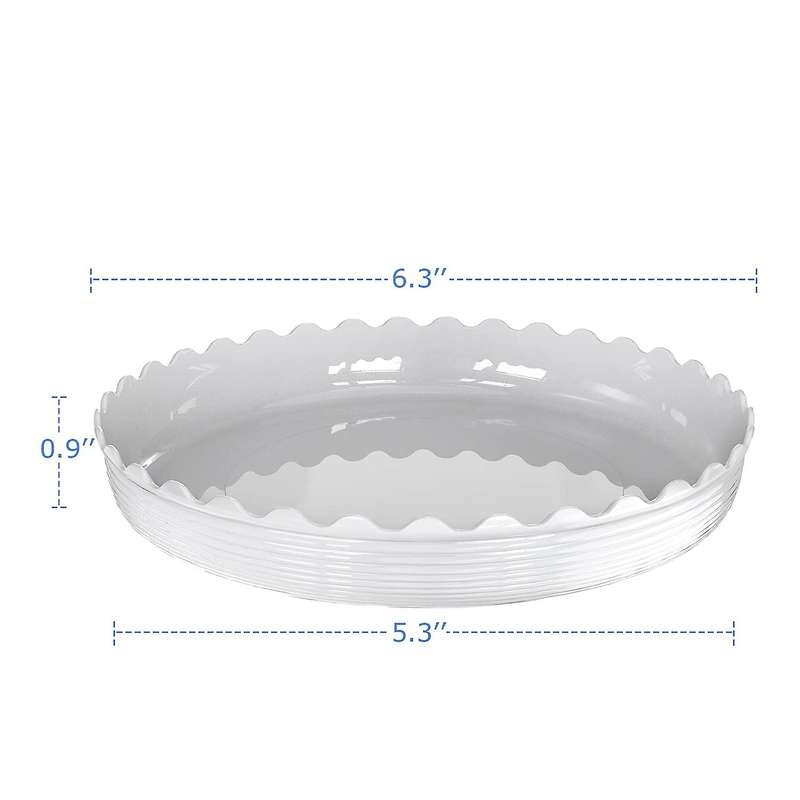 Plant Saucer 6inch, 6 Pack Plastic Plant Trays,for Indoor and Outdoor