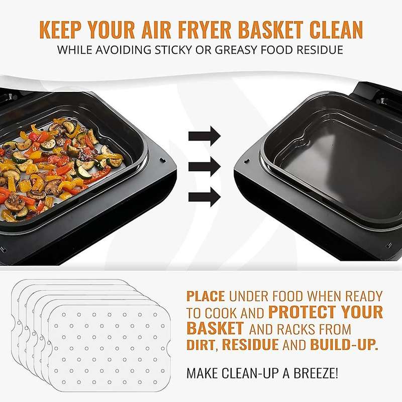 Air Fryerpaper,air Fryer Parchment Paper Liners for Ninja Foodi Xl