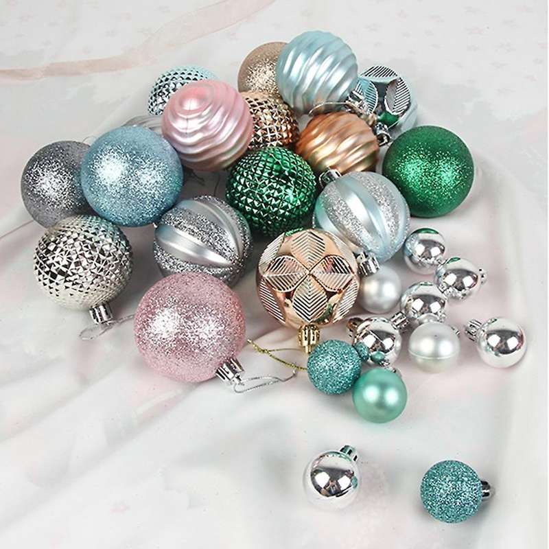 Christmas Balls Christmas Tree Ornaments Pendants New Year Gift E