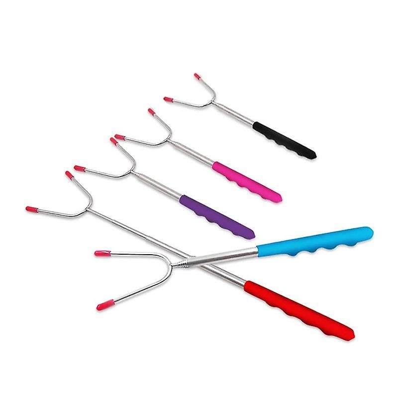 5pcs Roasting Sticks 34inch Stainless Steel for Fire Pit/camping