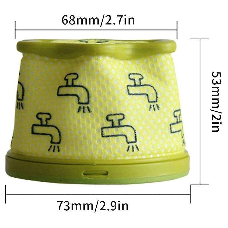 3pcs Vacuum Filter Compatible with Lg Vacuum Cleaner A9 Cord Zero