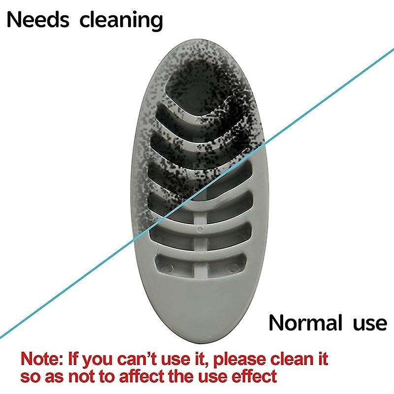 Rubber Door Stop, Door Wedge Stoppers, with Door Holder (3 Pack Gray)