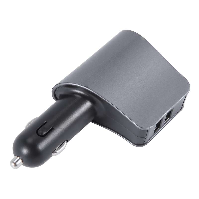 Car Charger Extension Cigarette Lighter Adapter, Socket Splitter