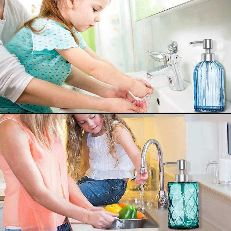 4pcs Soap Dispenser Pump Stainless Steel for 28/400 Neck Bottles