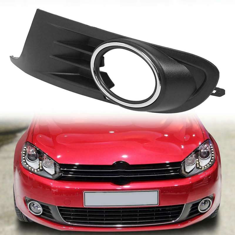 Front Left Bumper Fog Light Grille Cover for Jetta Golf 6 Mk6 Tdi/tsi