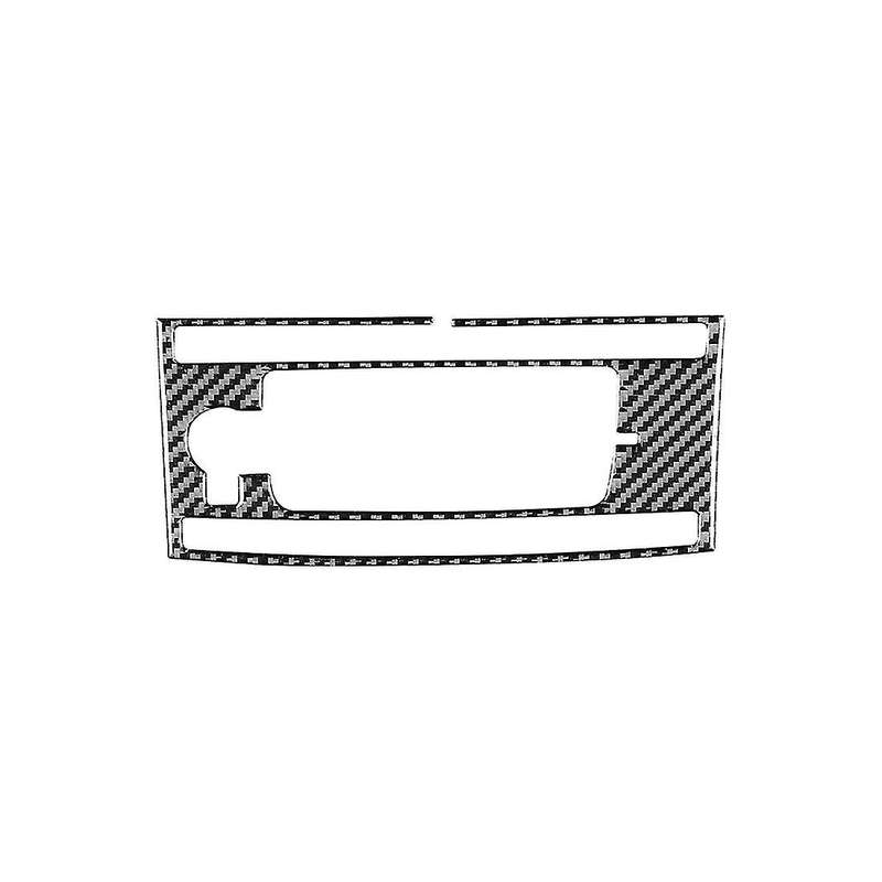 Carbon Fiber Console Volume Switch Button Panel Cover Trim Sticker