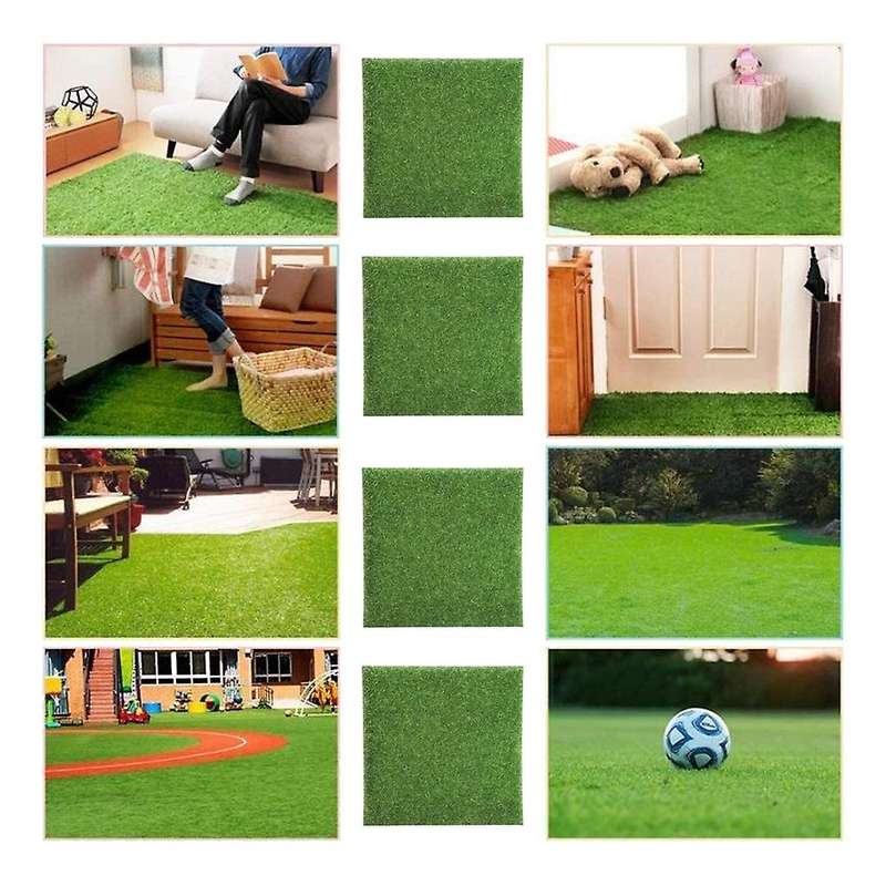 10pcs Artificial Garden Grass,6x6in Miniature Ornament Diy Grass