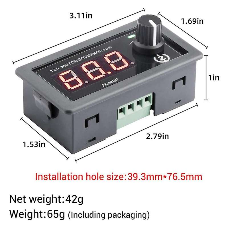 Pwm Motor Speed Controller Adjustable Speed Regulator with Mos Driver