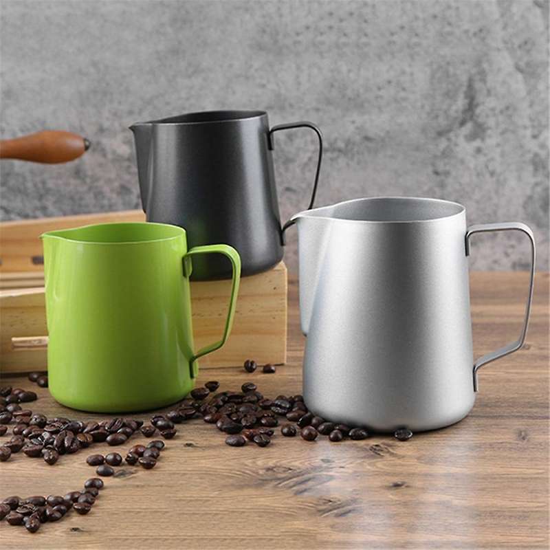 Coffee Jug Stainless Steel Frothing Pitcher Pull Flower Cup Tools F
