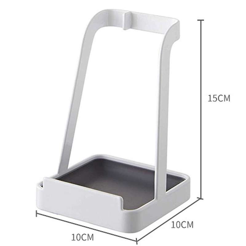Pot Lid Holder,kitchen Organizer Rack,spoon Rest Rack Holder, White