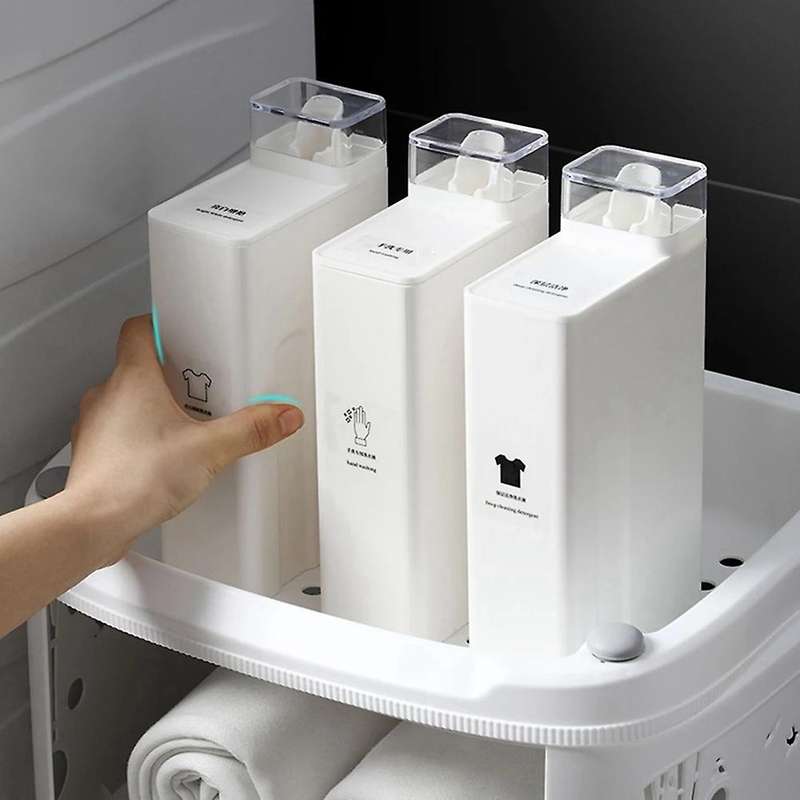 1pc 1000ml Laundry Detergent Empty Bottles Softener Storage Bottle