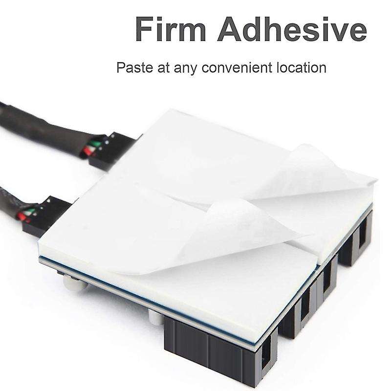 Male 1 to 4 Female 9pin Usb Header Extension Cable Card Hub Adapter