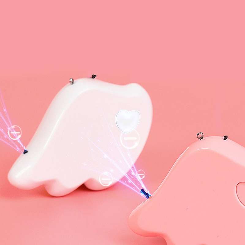 Air Necklace Negative Ion Air Purifier Low Noise for Outdoor(pink)