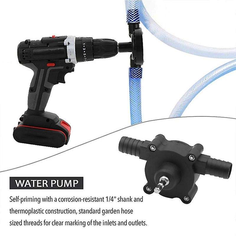 Electric Drill Pump Water Transfer Drill Pump Kit,garden Outdoor Tool