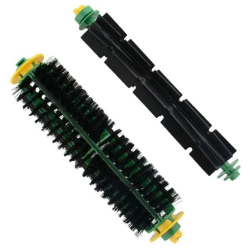 1set/2pcs Bristle Brush +flexible Beater Brush for Irobot