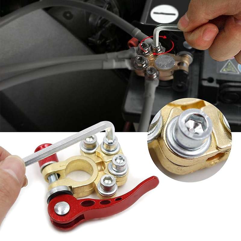 Battery Terminals Clamps for 12v 24v Boat Race Utv Tractor Truck