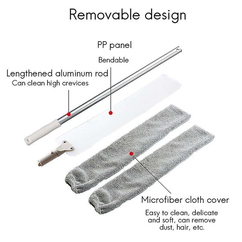 Long Handle Dust Cleaner Brush Microfiber Wet and Dry Cleaning Tools