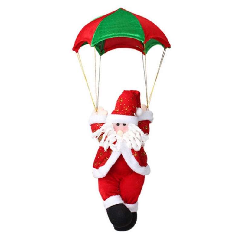 Parachute Santa Claus Outdoor Santa Claus Doll Pendant New Year Decor