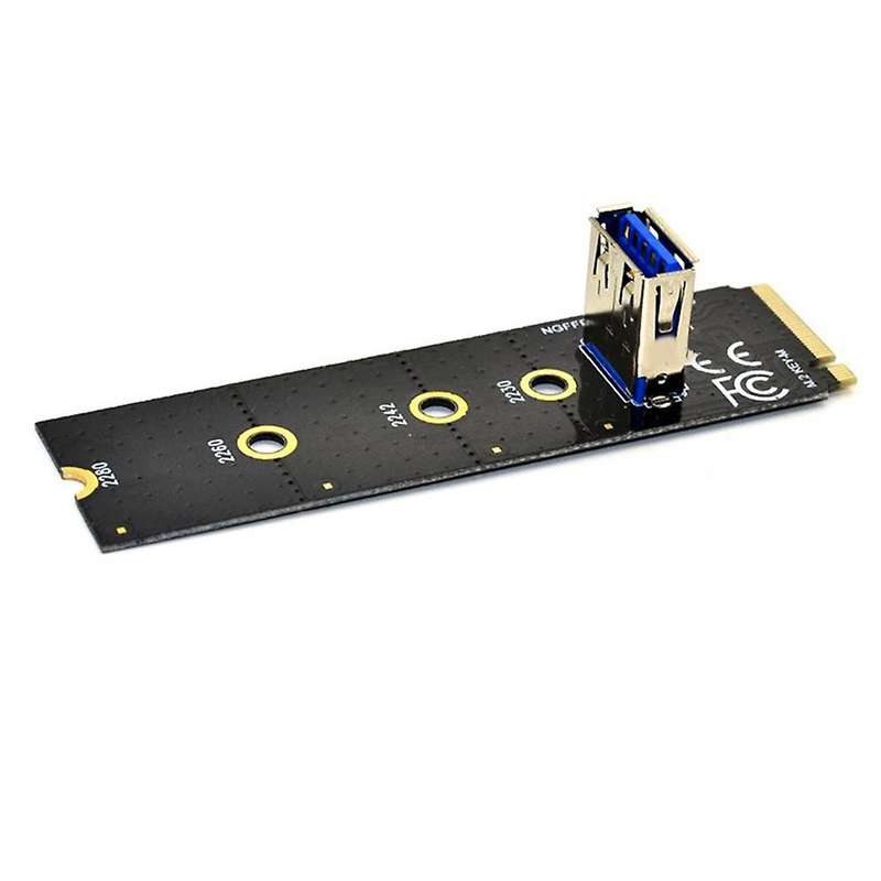 M.2 to Pci-e X16 Ngff Slot Adapter Card+pcie 1x to 16x 6pin
