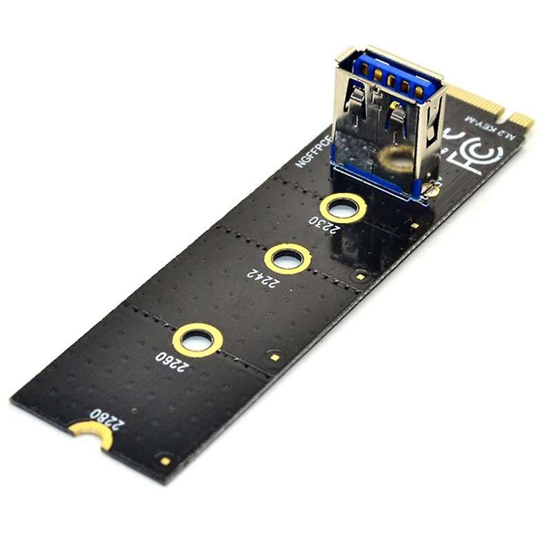 M.2 to Pci-e X16 Ngff Slot Adapter Card+pcie 1x to 16x 6pin