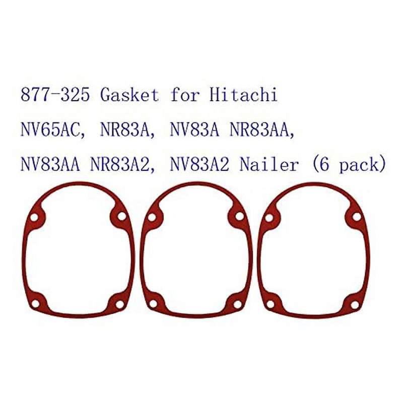 877-325 Gasket for Hitachi Nv65ac, Nr83a, Nv83a2 Nailer (6 Pack)