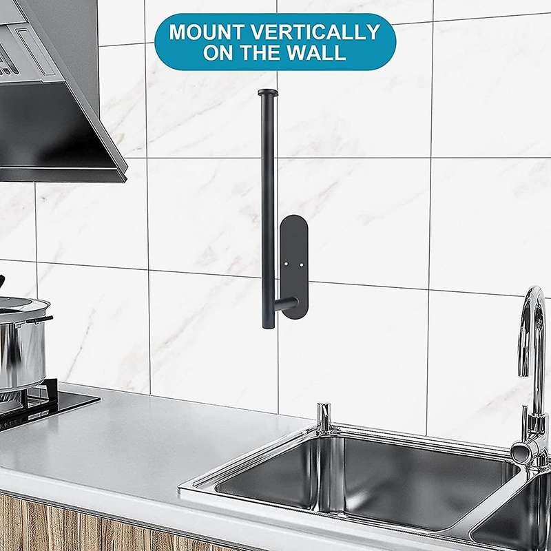 Paper Towel Holders - Under Cabinet Paper Towel Roll Rack Mount