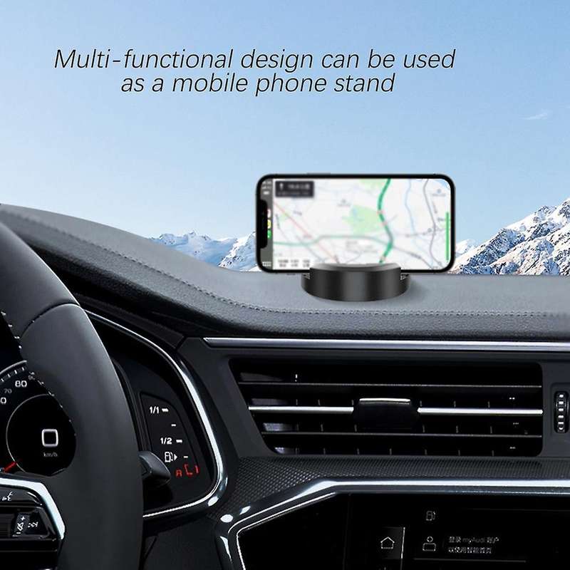 Creative Car Aromatherapy Car Mobile Phone Holder Temporary Silver