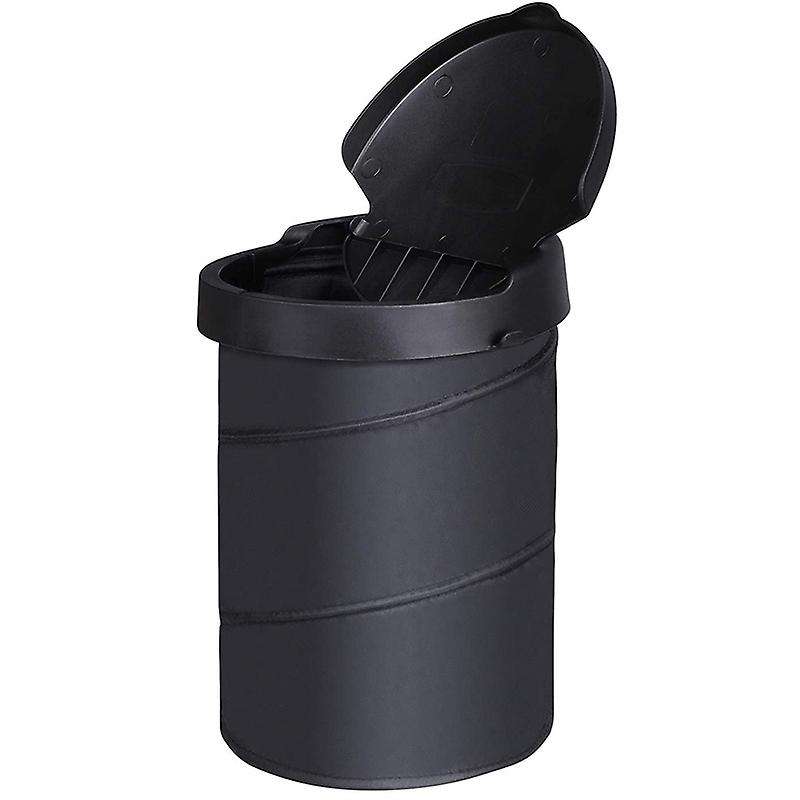Car Trash Can,portable Garbage Bin,collapsible Rubbish Bin,black