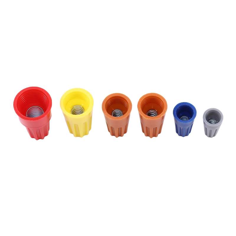 158pcs 5 Colors Electrical Wire Connector Terminal Spring Inserted