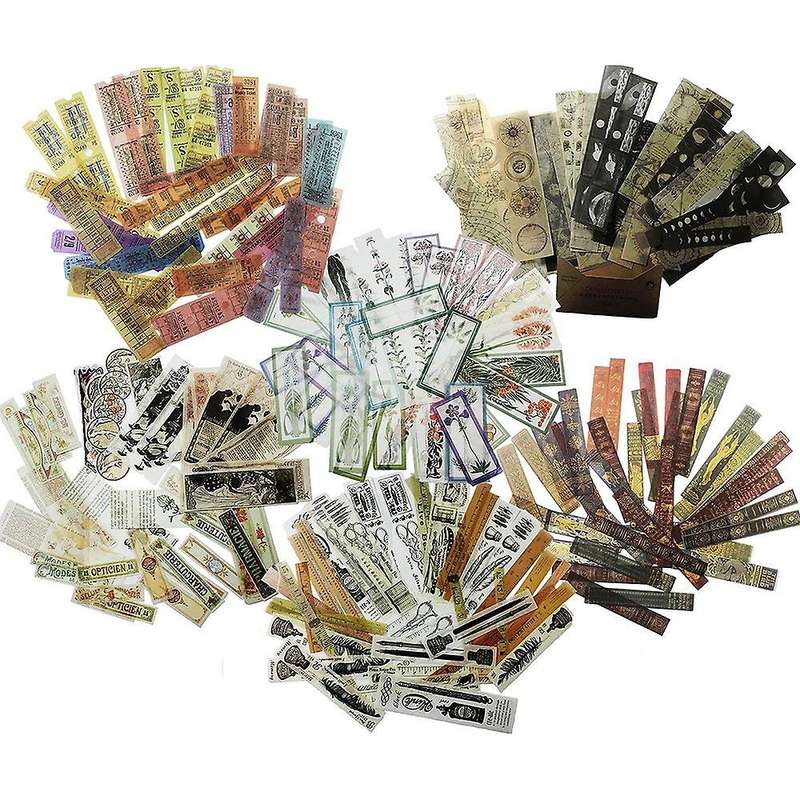 240pcs Scrapbook Washi Stickers Planner Stickers for Journaling
