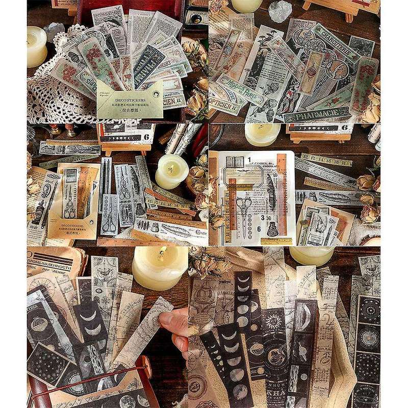 240pcs Scrapbook Washi Stickers Planner Stickers for Journaling