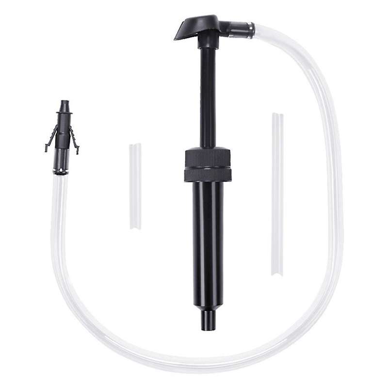 Horusdy Fuel Oil Hand Siphon Pump Car Manual Gas Oil Liquid Syphon