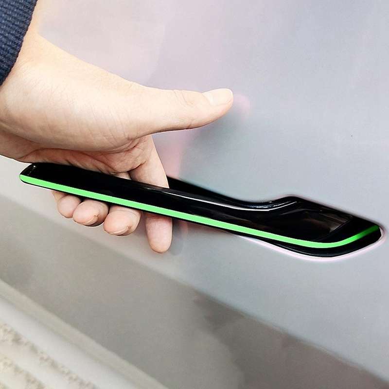 For Tesla Model 3 Y 2021+ Luminous Styling Car Door Handle Cover Trim