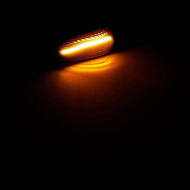 2pcs Car Led Side Marker Turn Signal Light Side Repeater Lamp