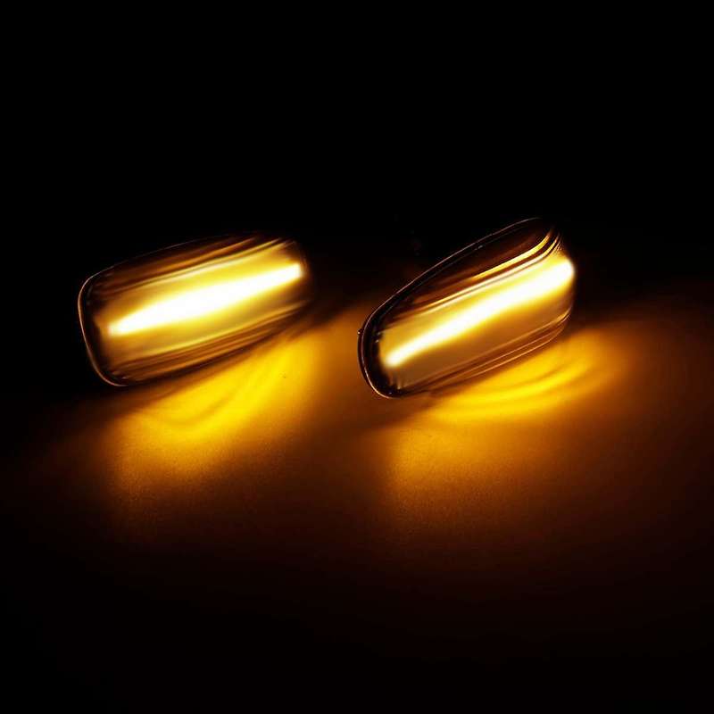 2pcs Car Led Side Marker Turn Signal Light Side Repeater Lamp