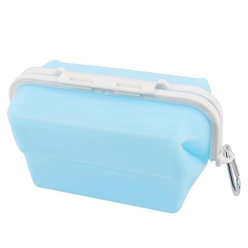 Silicone Food Bag Reusable Snack Bags Fresh-keeping Bag Blue
