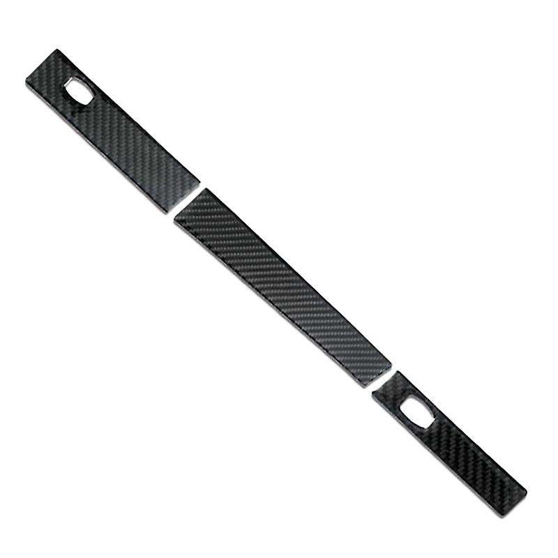 3pcs Carbon Fiber Co-pilot Water Cup Holder Frame Decoration Cover