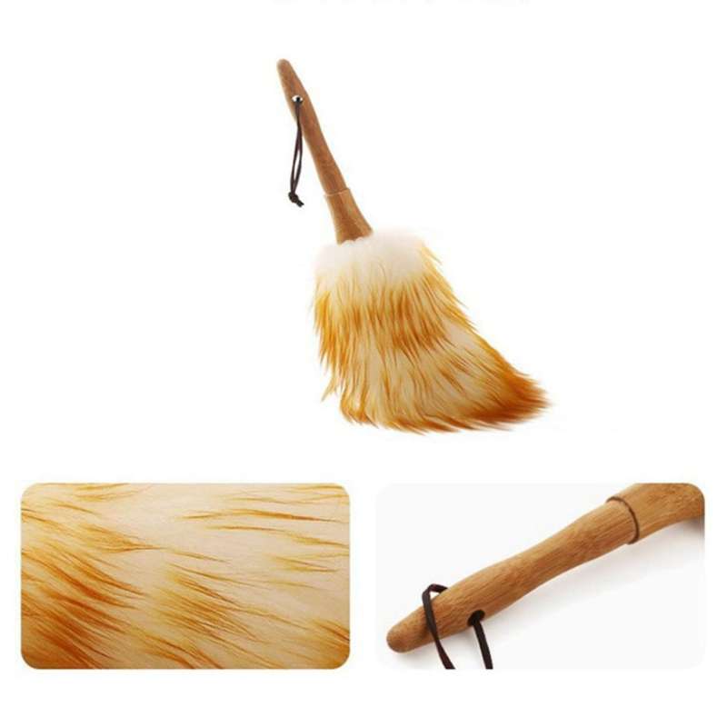Anti-static Wool Brush Duster Blinds Kitchen Keyboard Dust