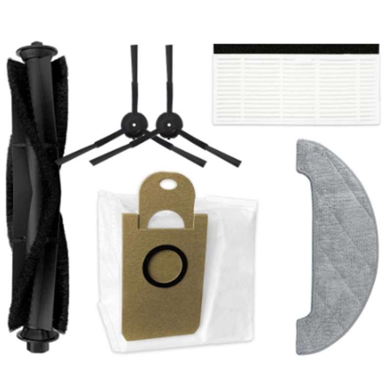 Main Side Brush Hepa Filter Dust Bag Mop Cloths Rag for Viomi S9