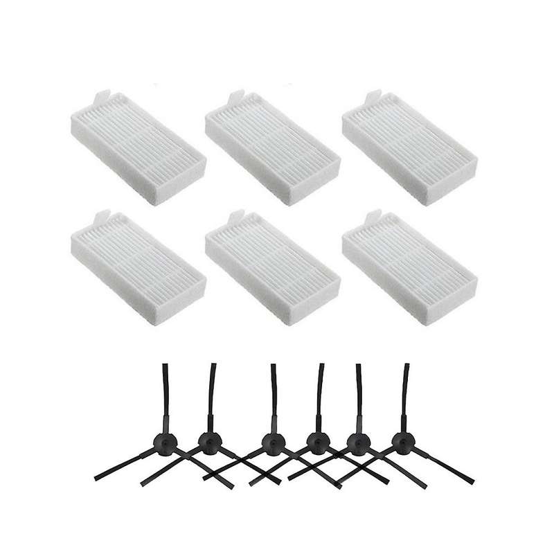 12pcs for Ilife Sweeping Robot Side Brush V3 V5 X5 V5s Hepa Filters