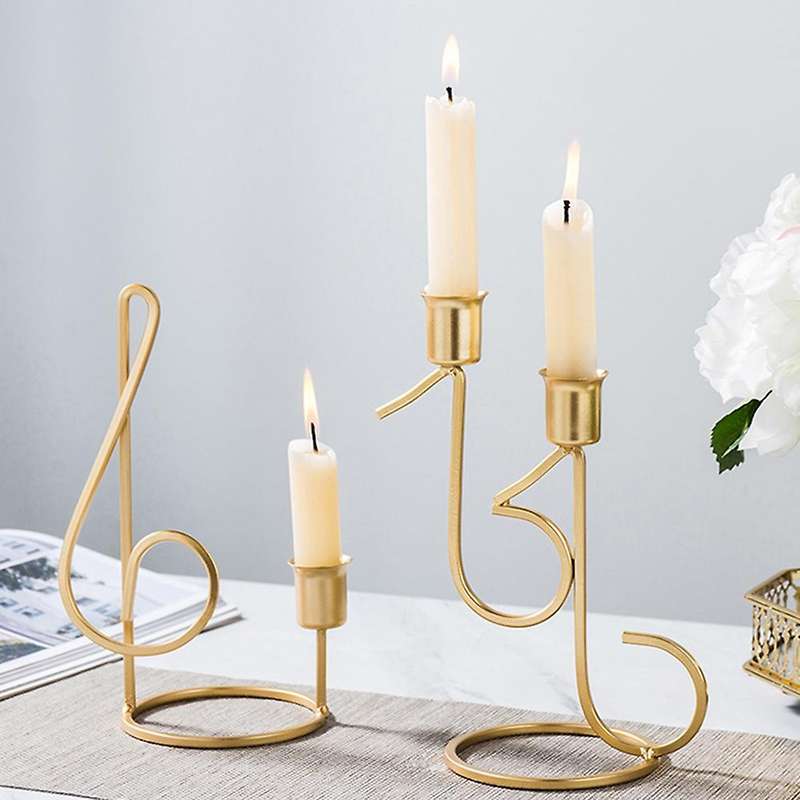 Metal Wrought Iron Candle Holder Hotel Wedding Decoration Props B