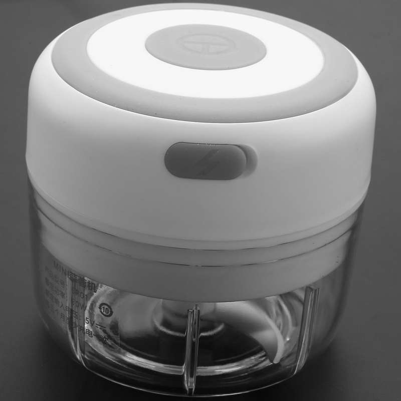 Electric Garlic Masher, Vegetable Grinder, Handheld Chopper ,white