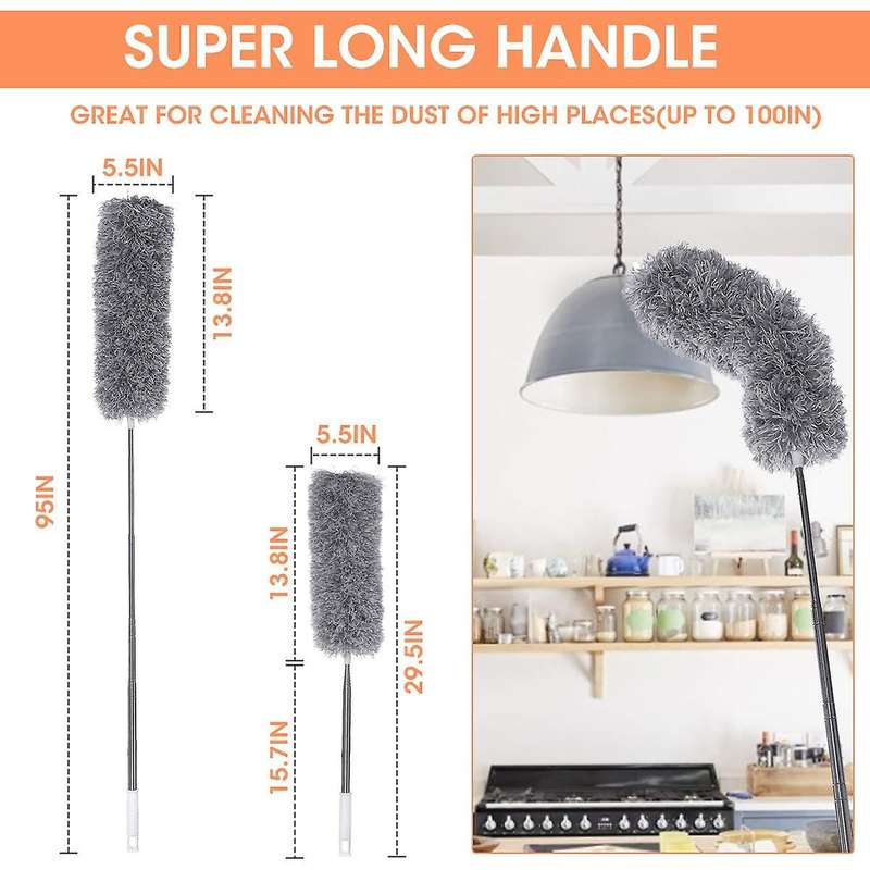 For Cleaning with Telescoping Extension Pole Scratch-resistant Cover