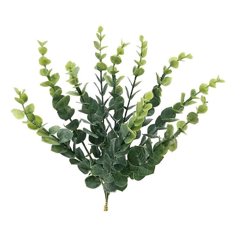 30 Pcs Artificial Eucalyptus Leaves Stem Short Branch