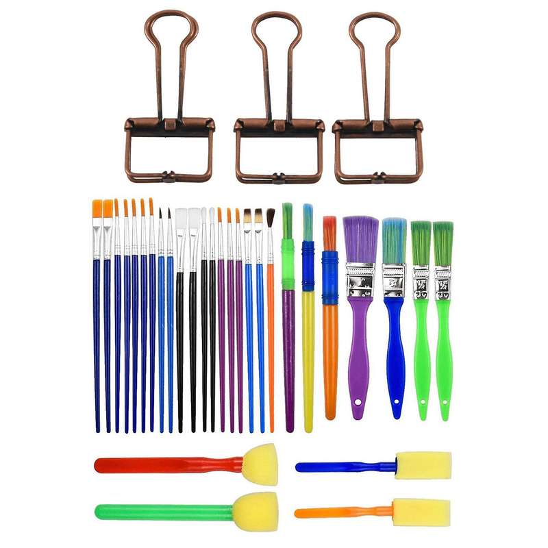 12 Pcs Reusable Paper Clips Small Skeleton Clips (bronze)