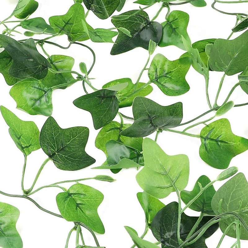 2pcs Artificial Hanging Plants Fake Ivy Garland Vine for Wall